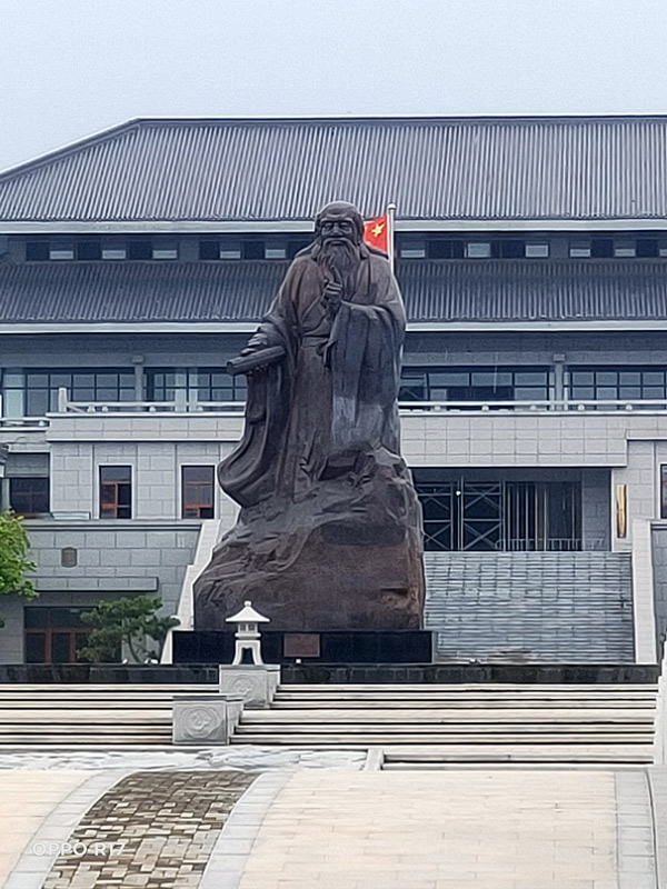 老子 鑄銅鍛銅雕塑作品展示欣賞 山東展碩雕塑公司